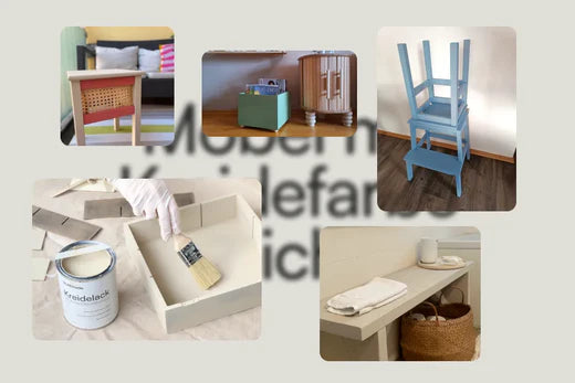 Möbel mit Kreidefarbe streichen – So erhältst du das perfekte Ergebnis