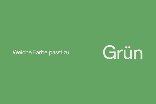 Welche Farbe passt zu Grün?
