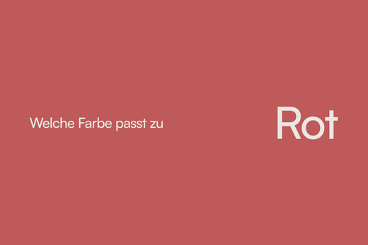 Welche Farbe passt zu Rot?