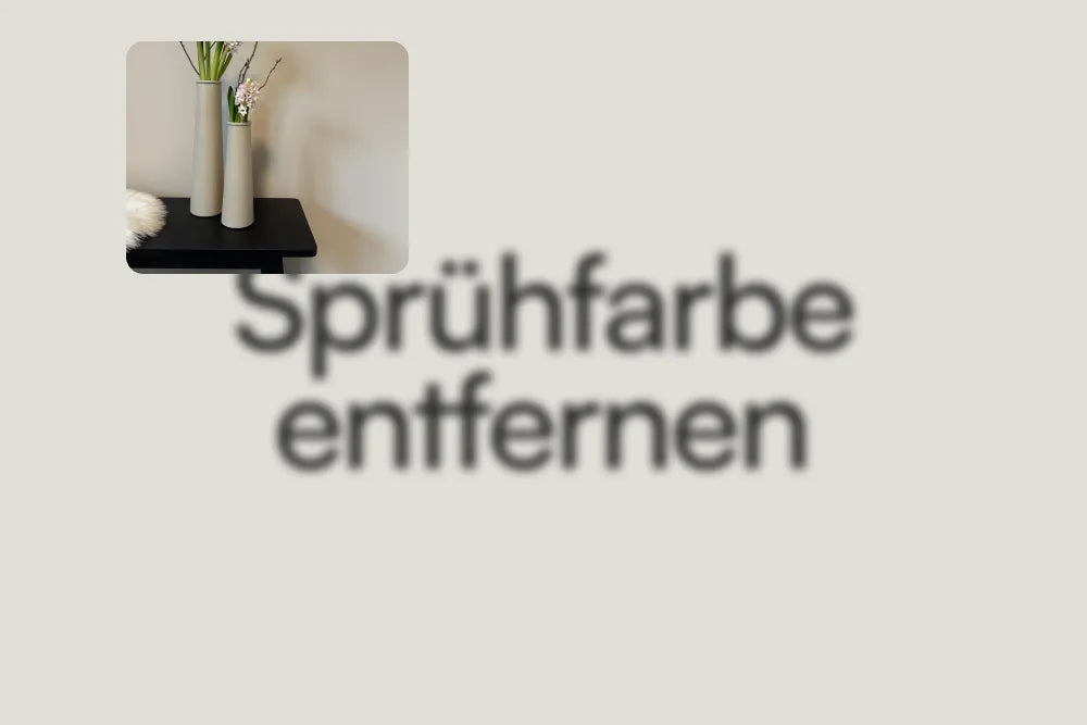 Sprühfarbe entfernen: Effektive Methoden für unterschiedliche Oberflächen