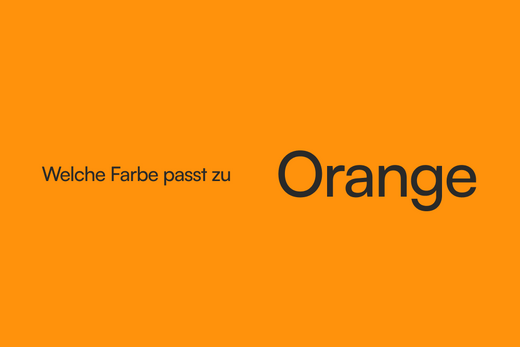 Welche Farbe passt zu Orange?